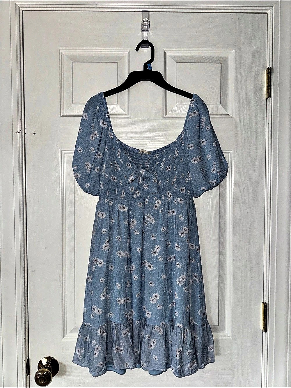 Altar'd State Floral Mini Dress in Blue Like New Size M